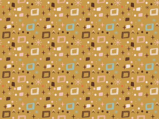 Apricity Mid Mod Yellow Wallpaper For Walls