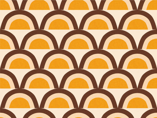 Mid Mod Classic Pearl Beige Wallpaper