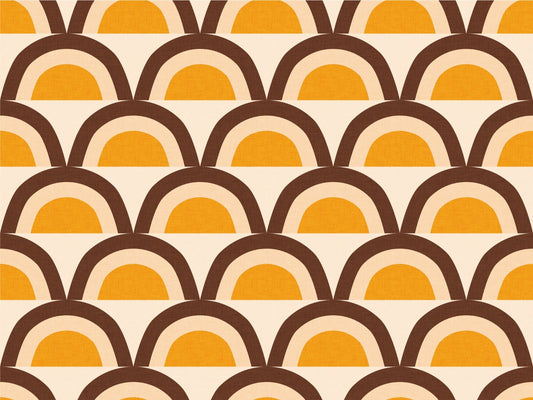 Mid Mod Classic Pearl Beige Wallpaper