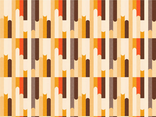 Retro Color Block Classic Wallpaper