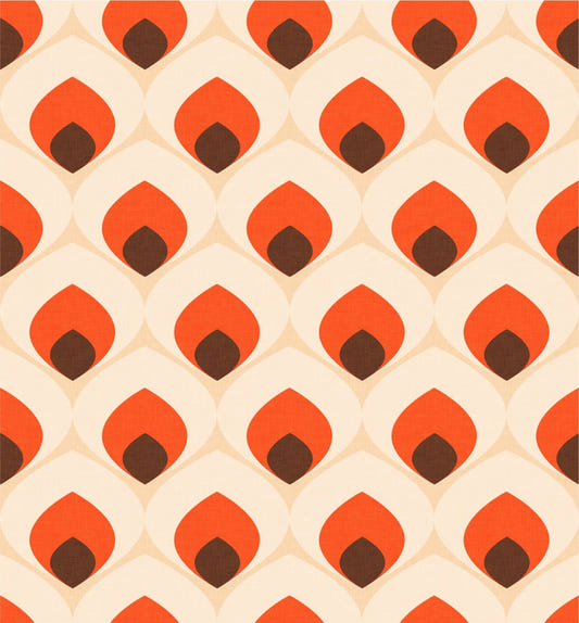 Ogee Classic Design Pearl Wallpaper