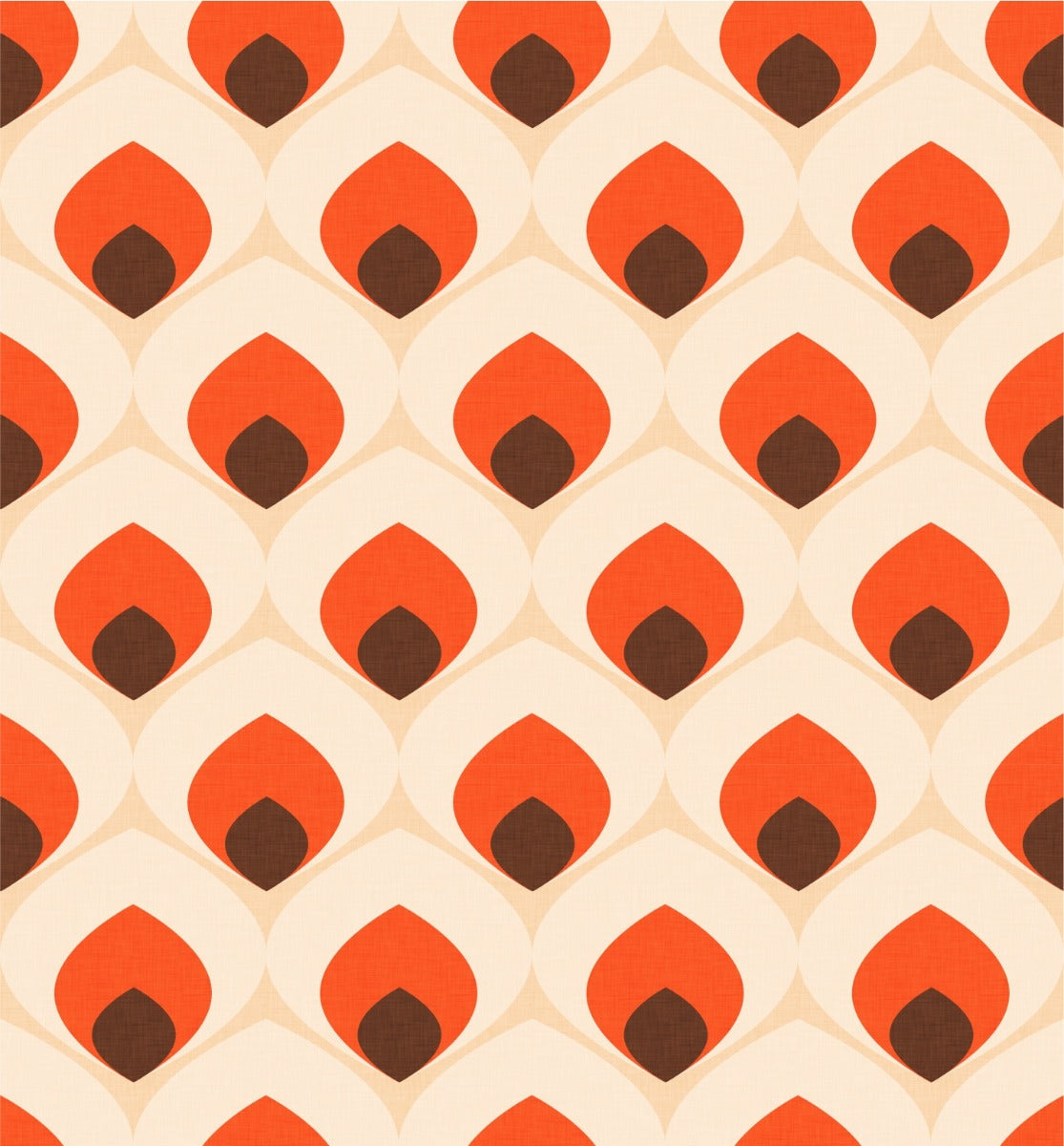 Ogee Classic Design Pearl Wallpaper in your room — zoomed