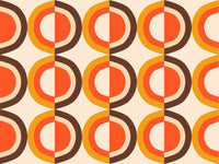 Mid Mod Classic Dots Beige Wallpaper - Giffywalls