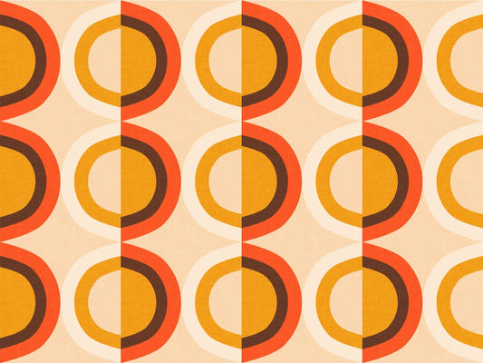 Mid Century Modern Dots Wallpaper