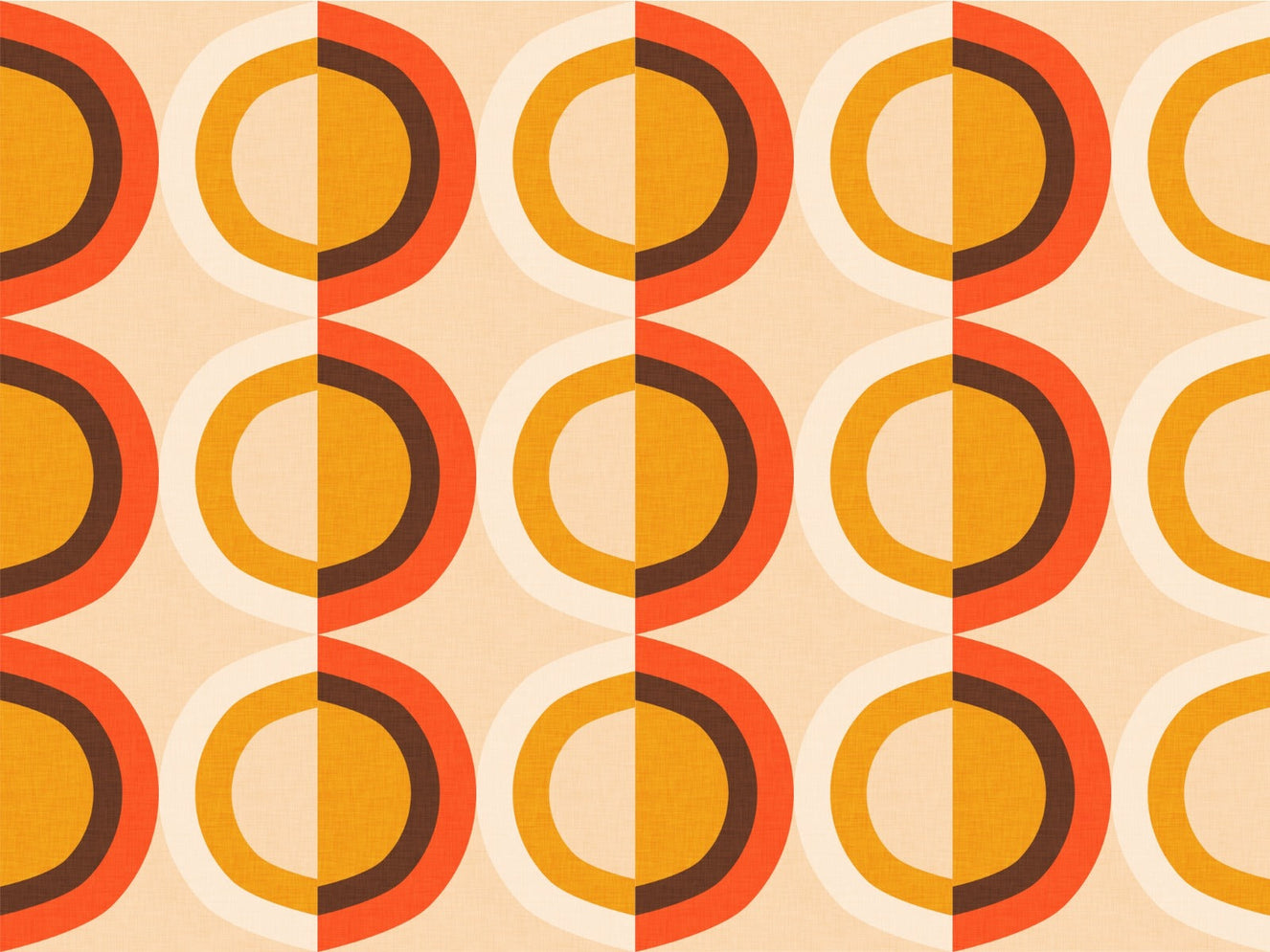 Mid Century Modern Dots Wallpaper