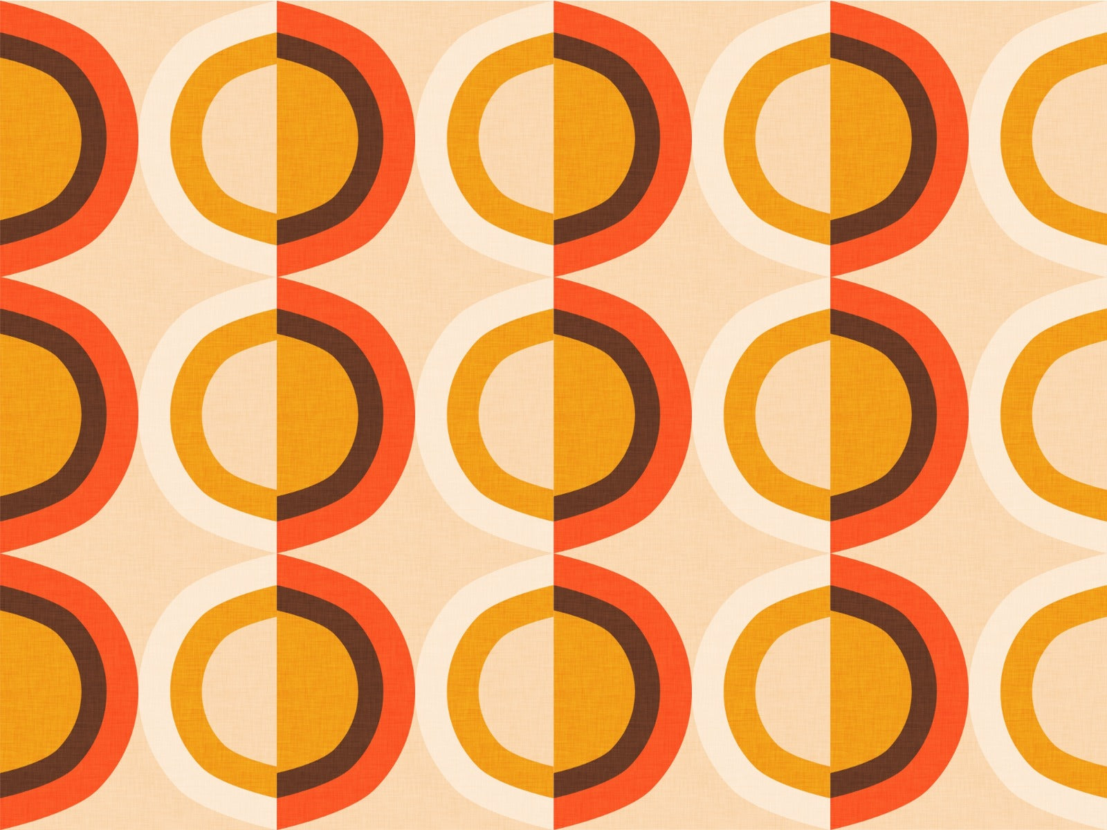 Mid Century Modern Dots Wallpaper