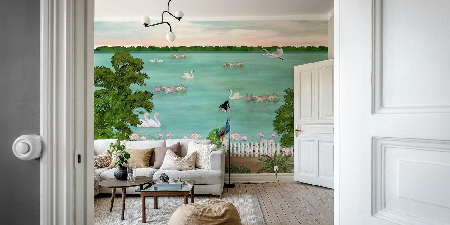 The overall mood is one of quiet and elegance.
