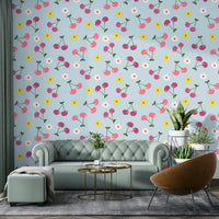 Red cherry wall art
