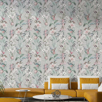 Calming pastel wallpaper for kids’ rooms or nurseries

