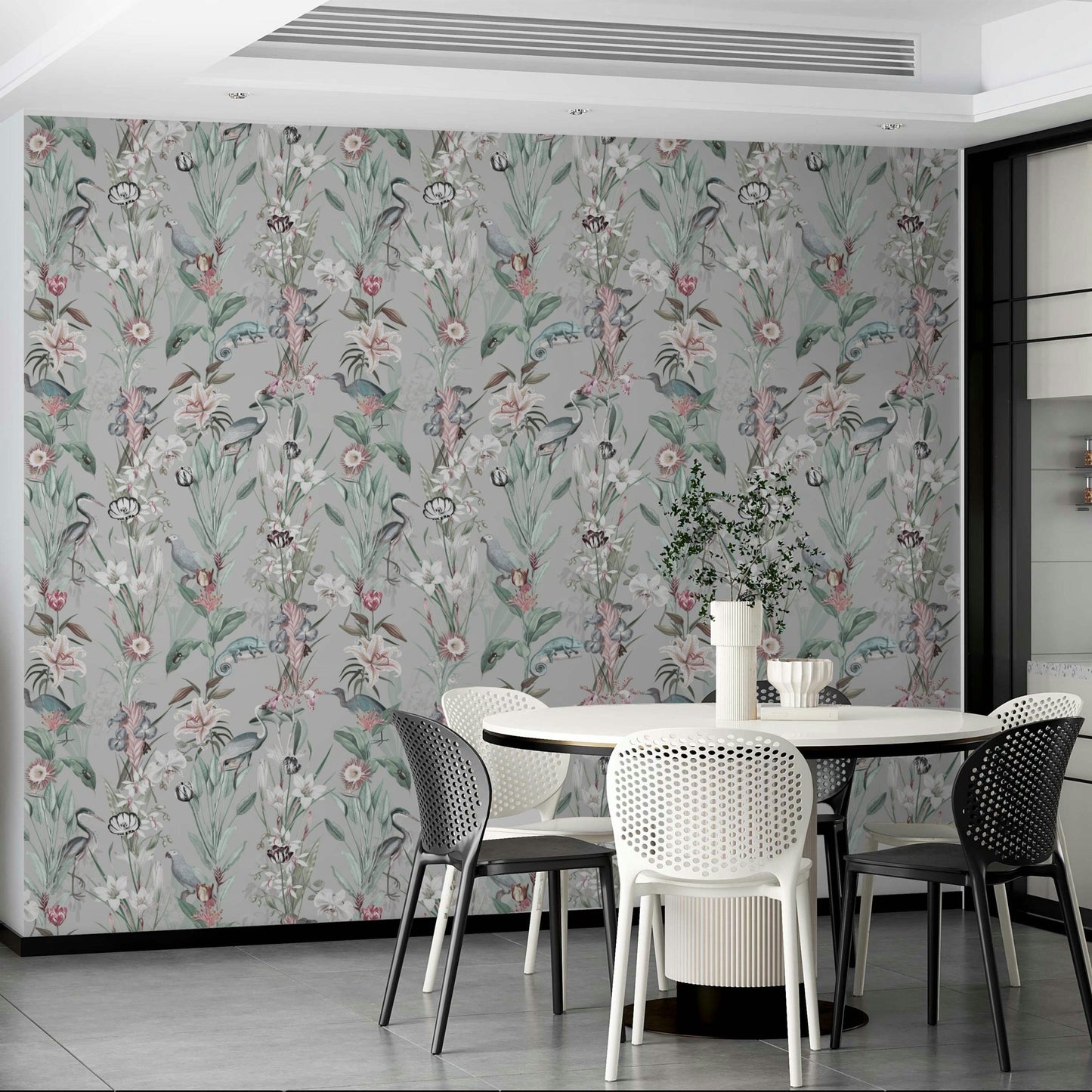 Sweet Dream 01 mural with soft tones and whimsical feel


