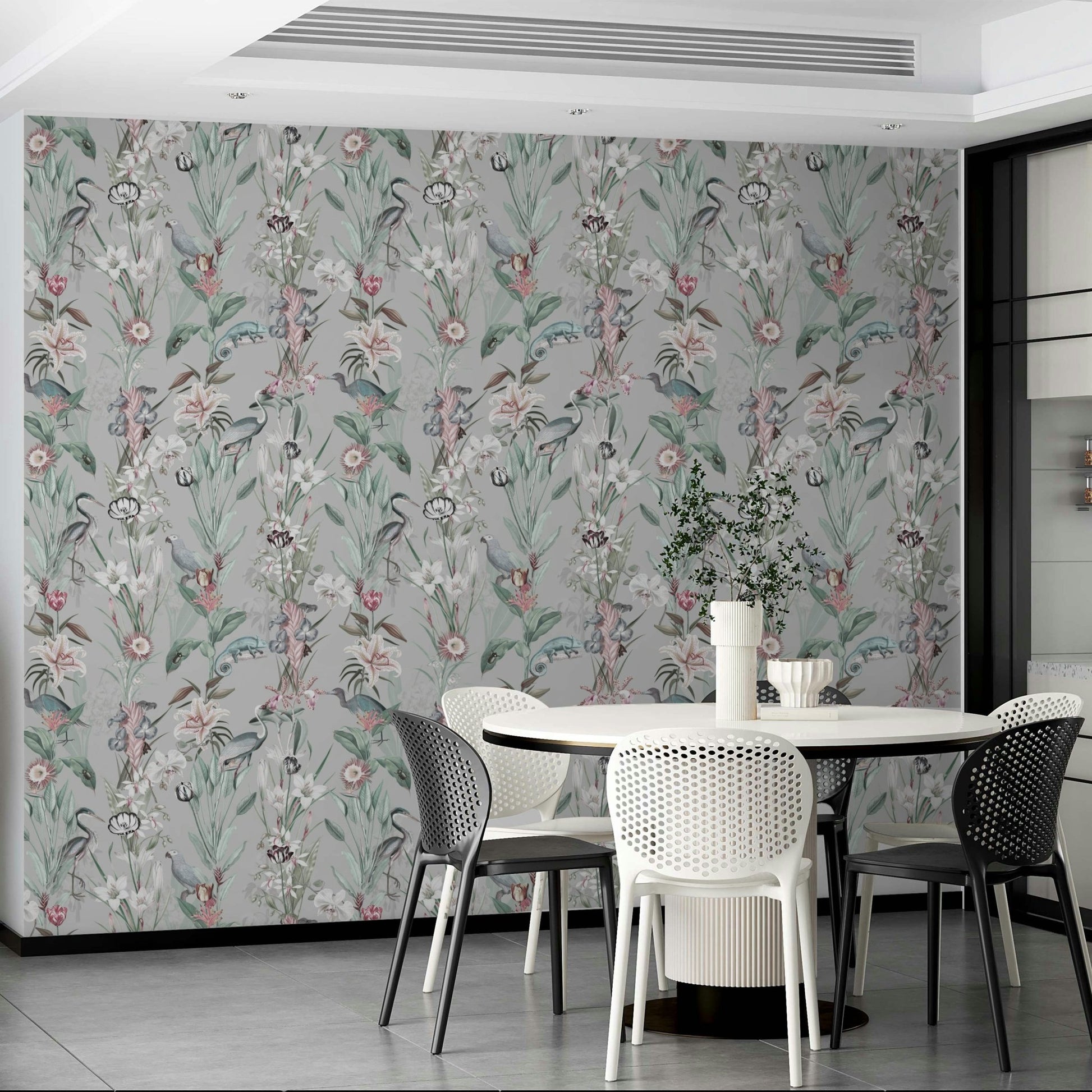 Sweet Dream 01 mural with soft tones and whimsical feel

