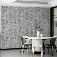 Sweet Dream 01 mural with soft tones and whimsical feel

