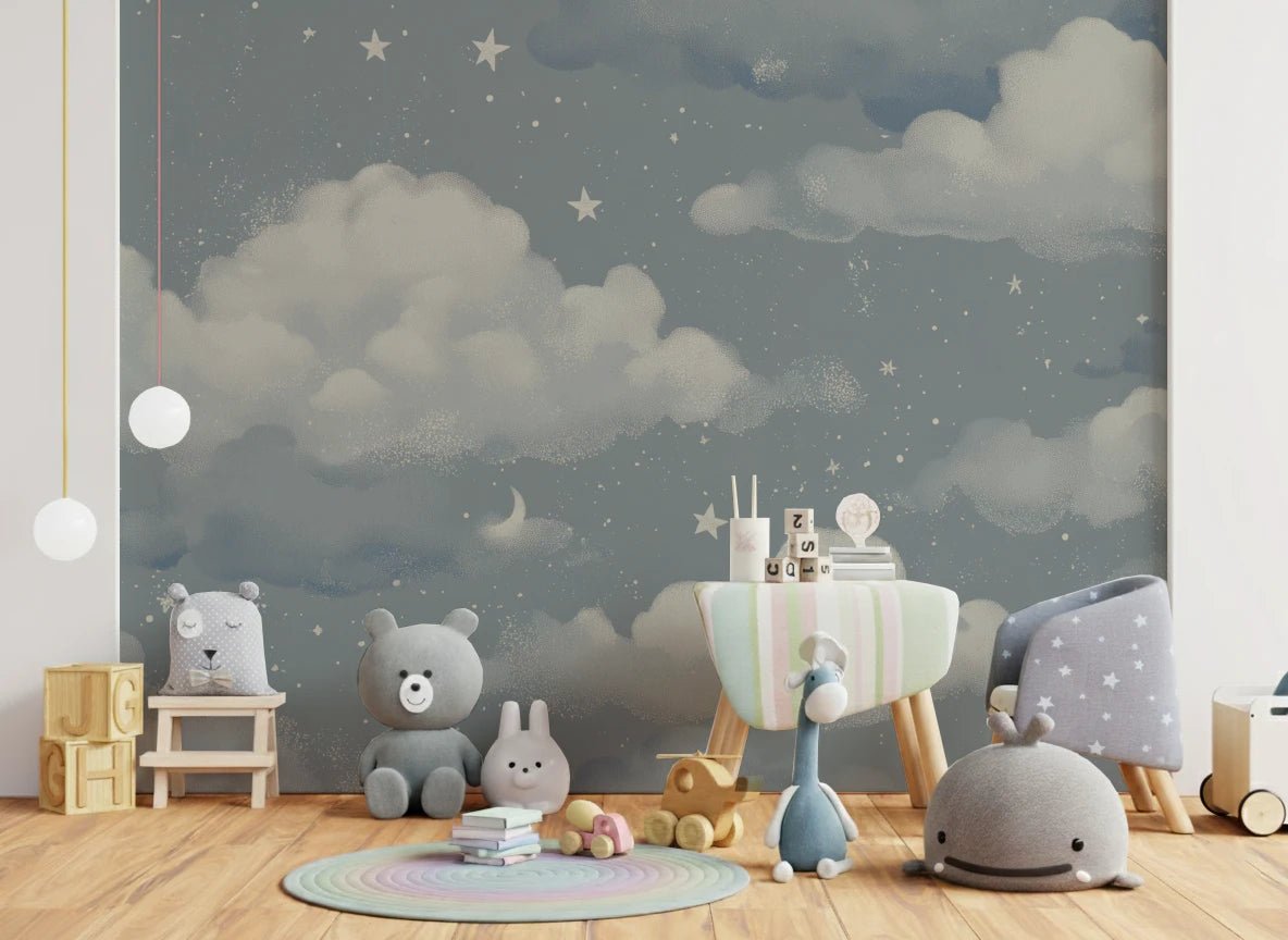 Sweet Dreams – Blue Wall Mural