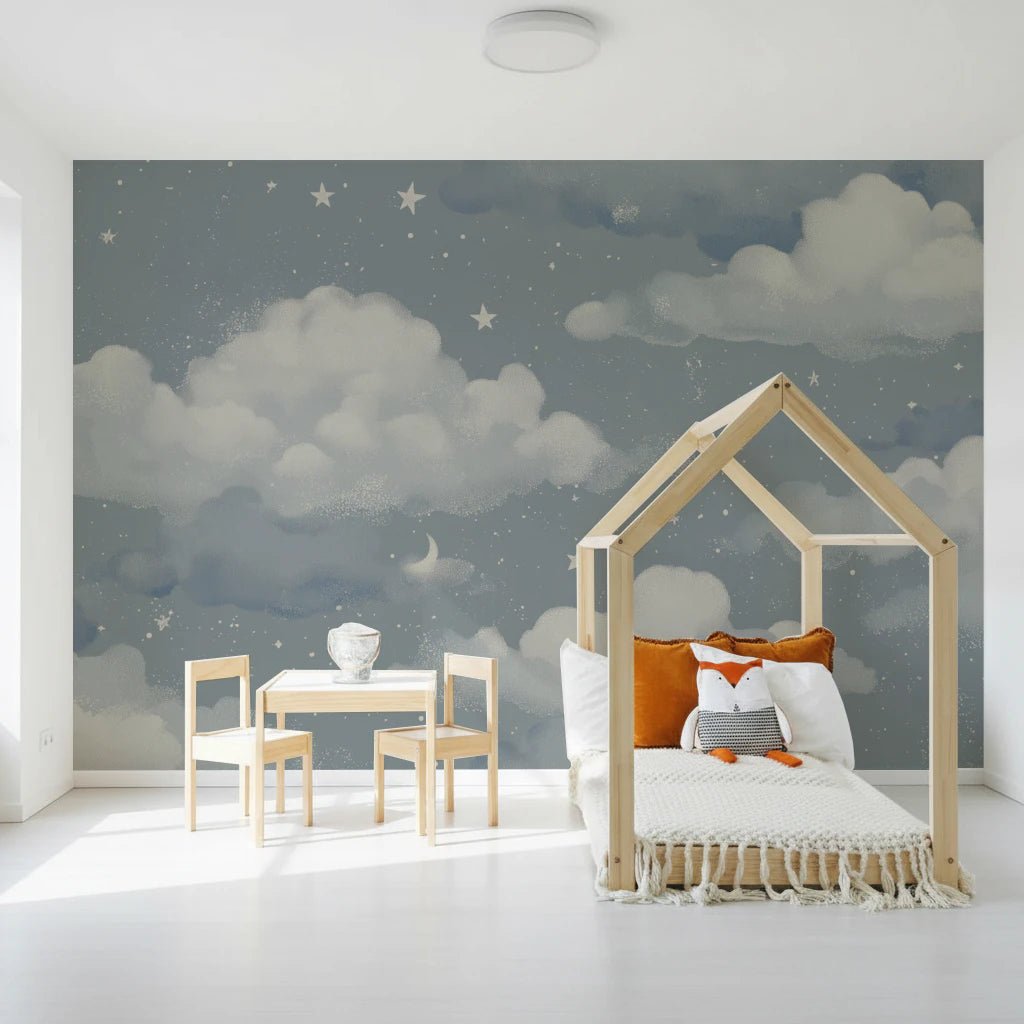 Sweet Dreams – Blue Wall Mural