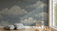 Sweet Dreams – Blue Wall Mural