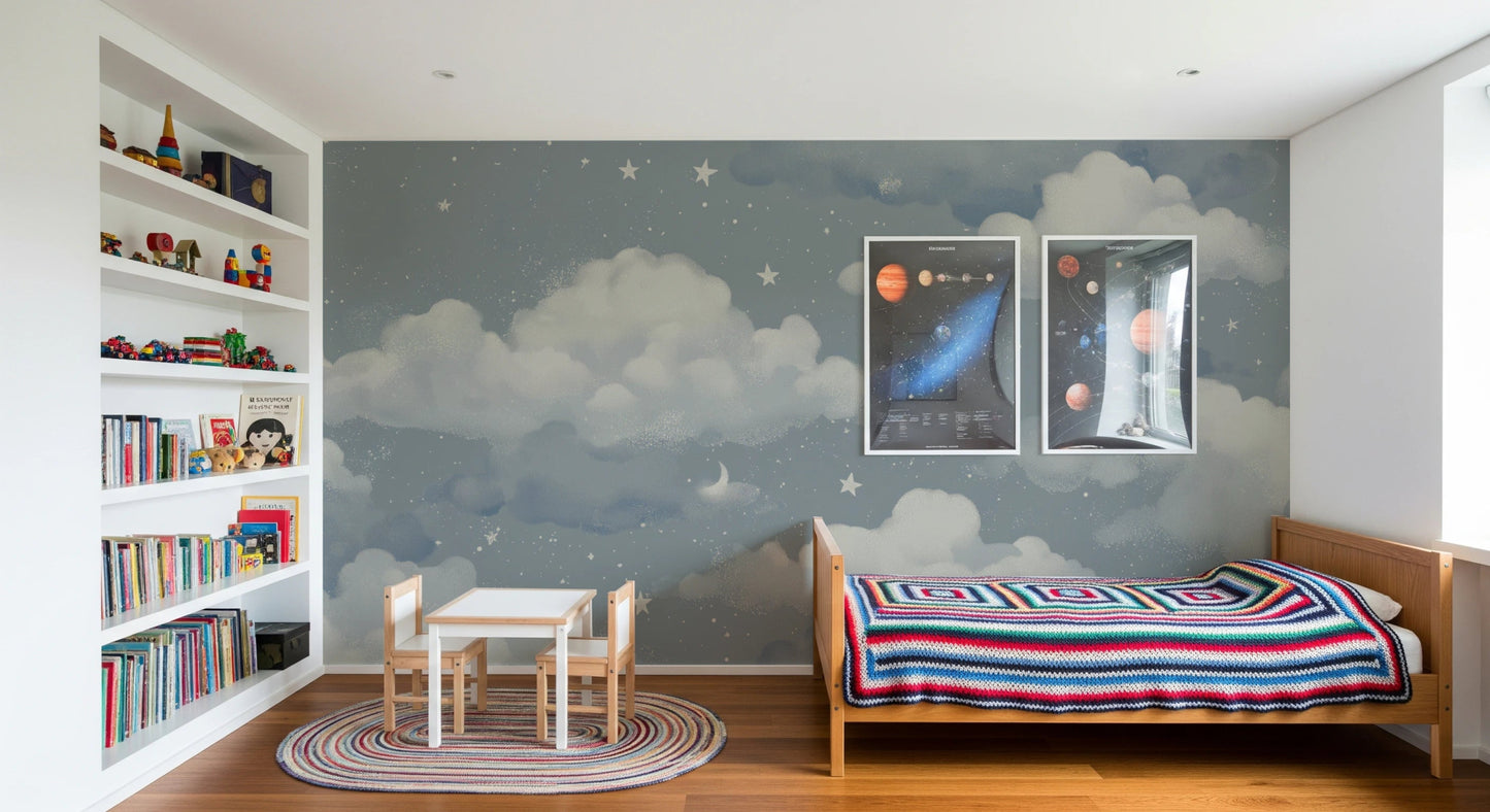 Sweet Dreams – Blue Wall Mural