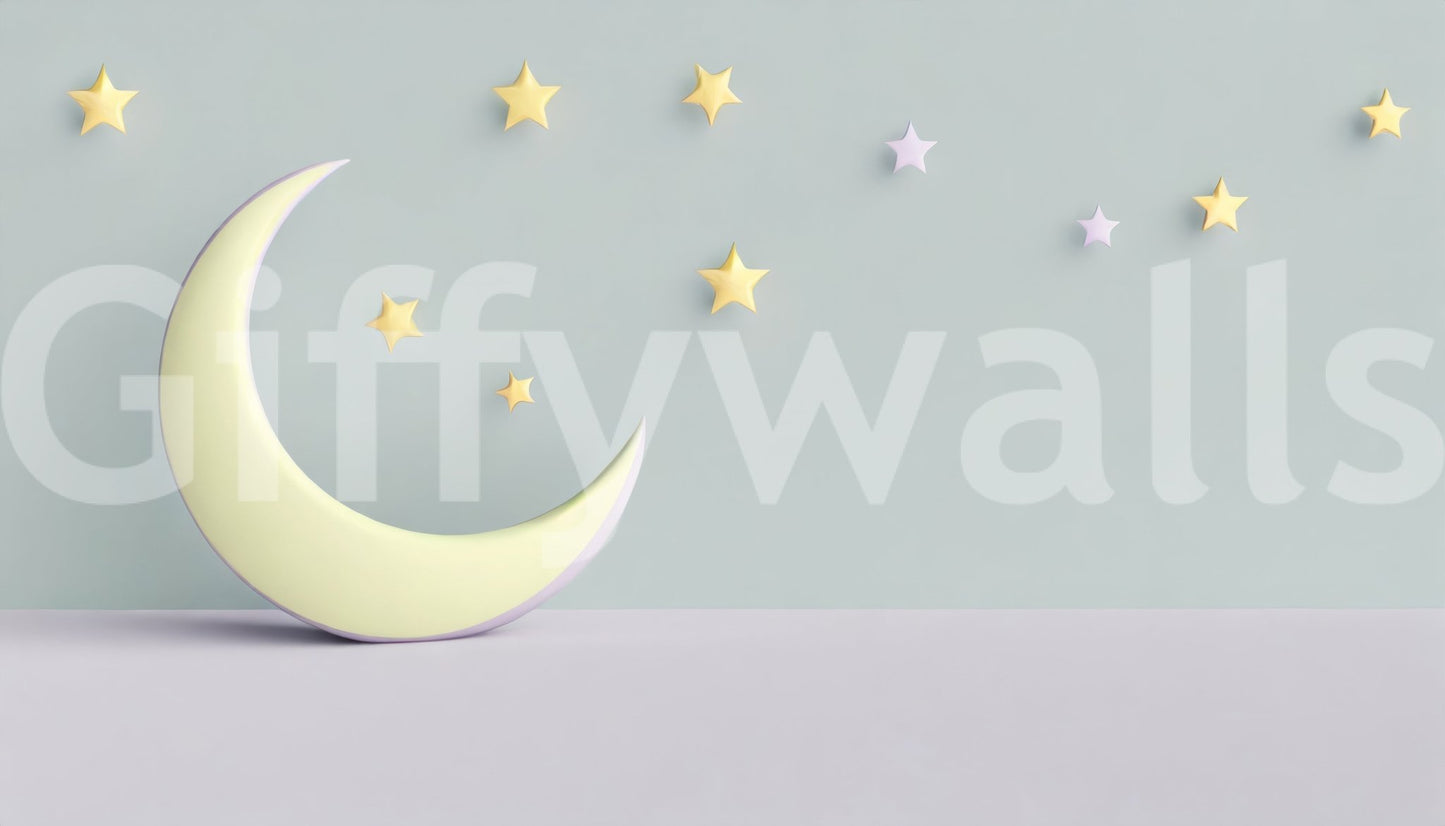 Peaceful Sweet Dreams wall mural for modern baby rooms


