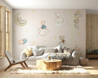 The background is a very light, soft blue.

