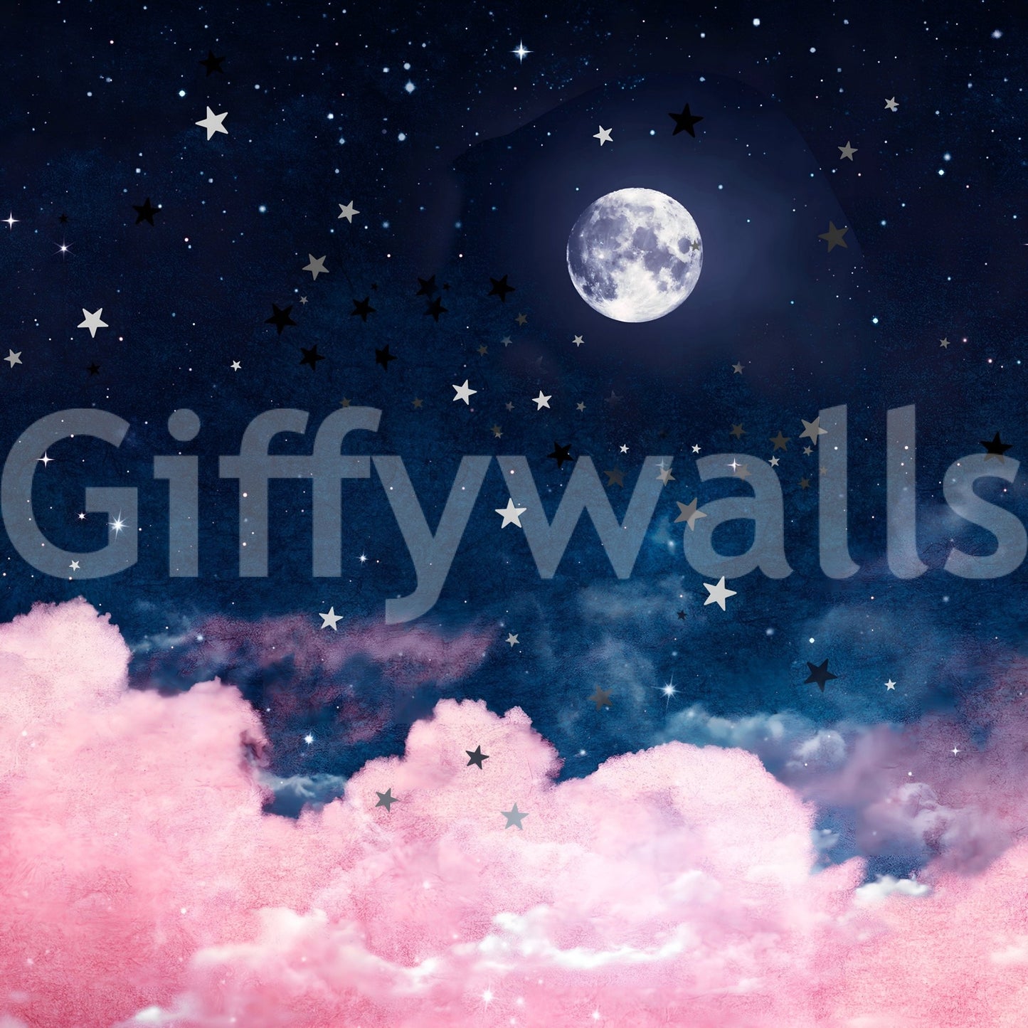 Sweet Moon Night Wall Mural