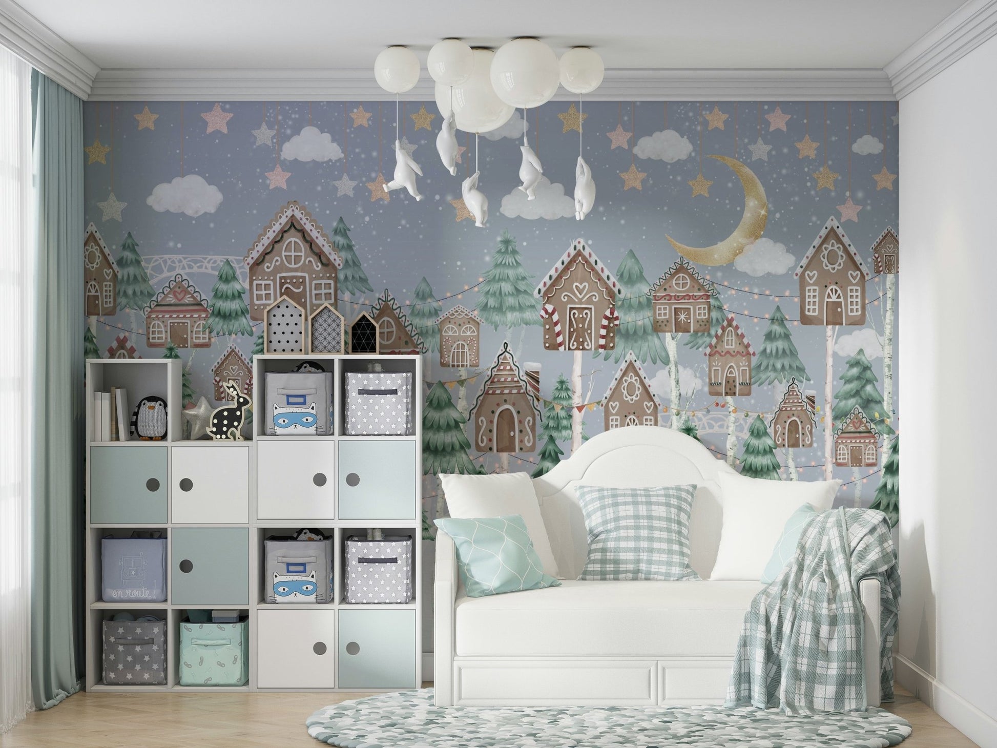 The overall mood is magical and calm.

