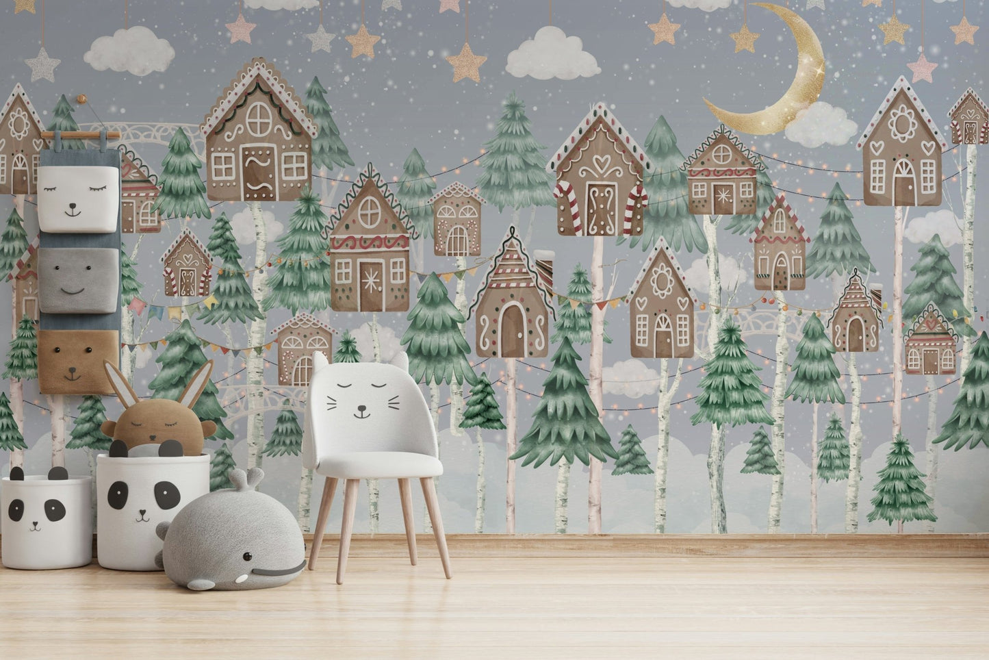 The art style is stylized and gentle.

