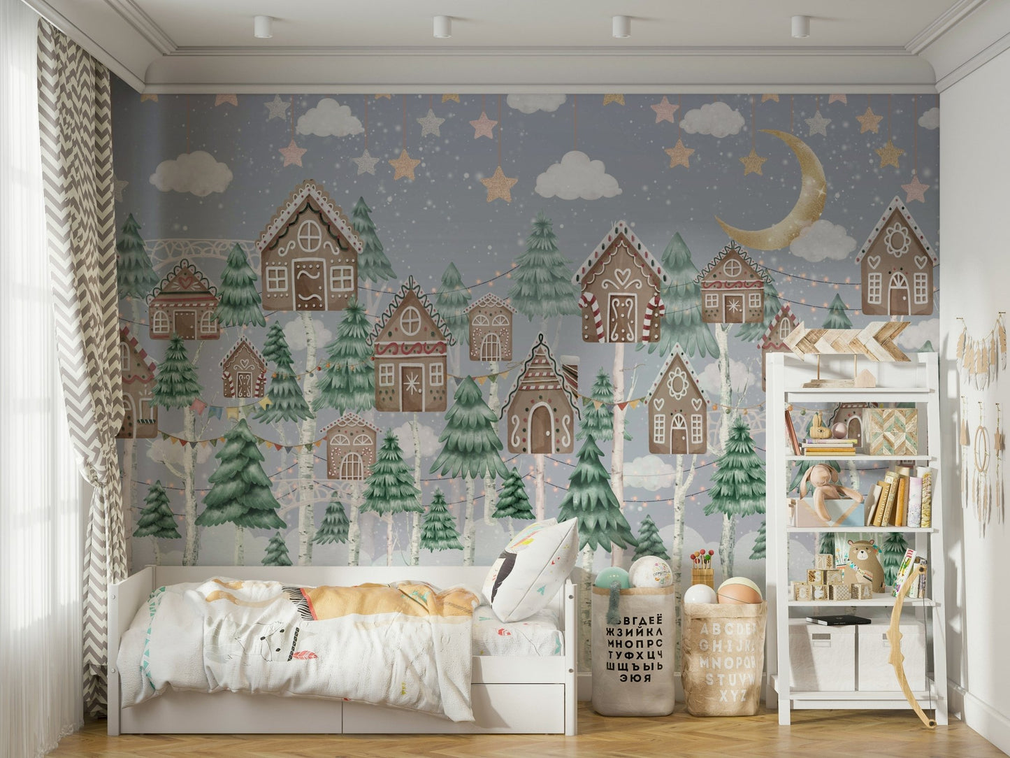 The scene feels quiet and dreamy.

