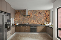 A contemplative natural pattern wallpaper mural for a feature wall.

