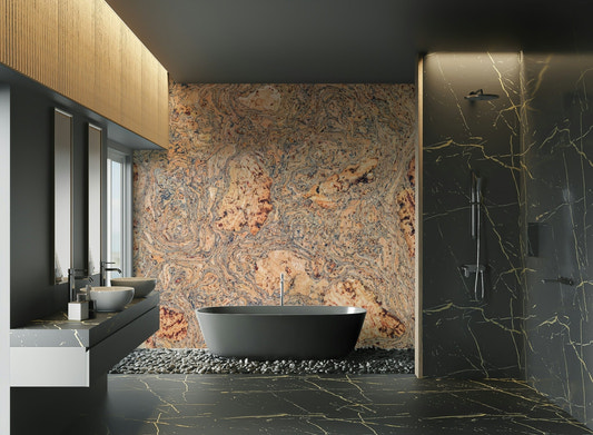 A beautiful swirling bark wallpaper mural with natural textures.

