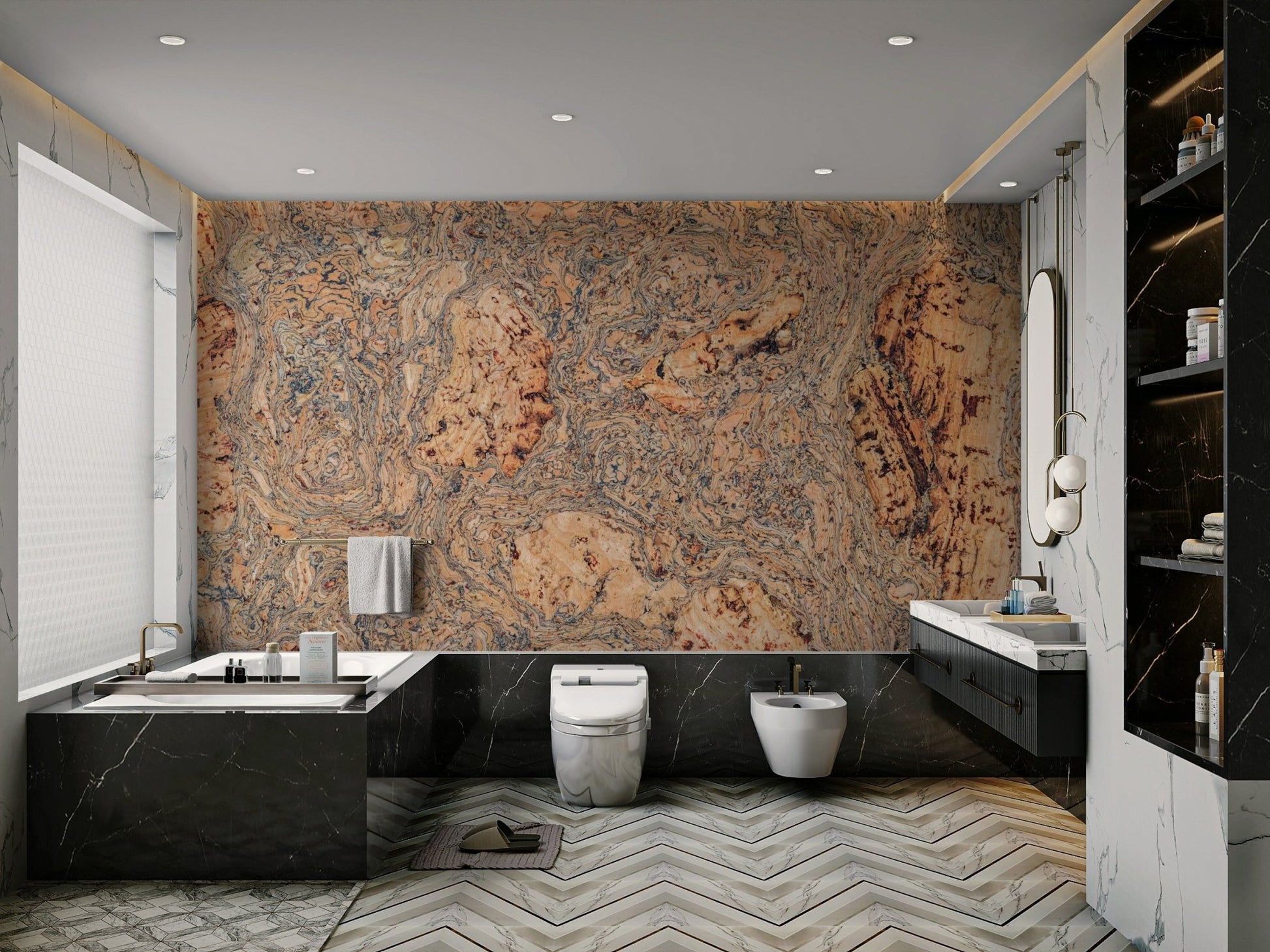 A classic natural wood wallpaper for walls.

