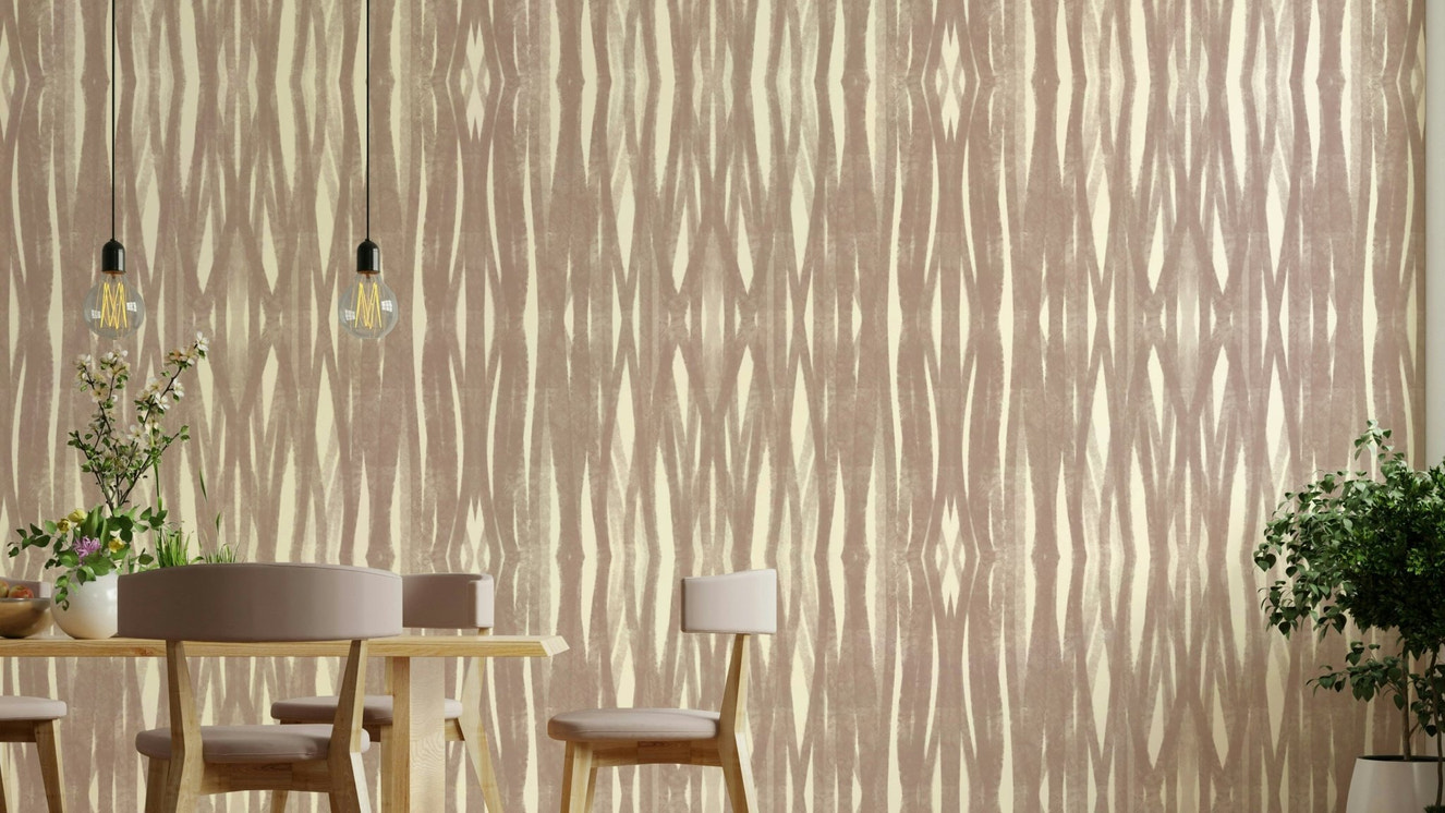 Repeating stroke design wall mural

