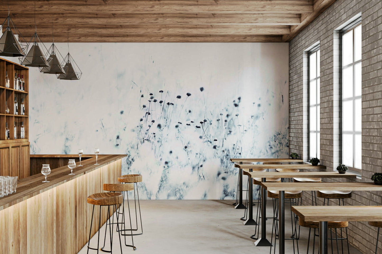 Syrian thistle Wall Mural