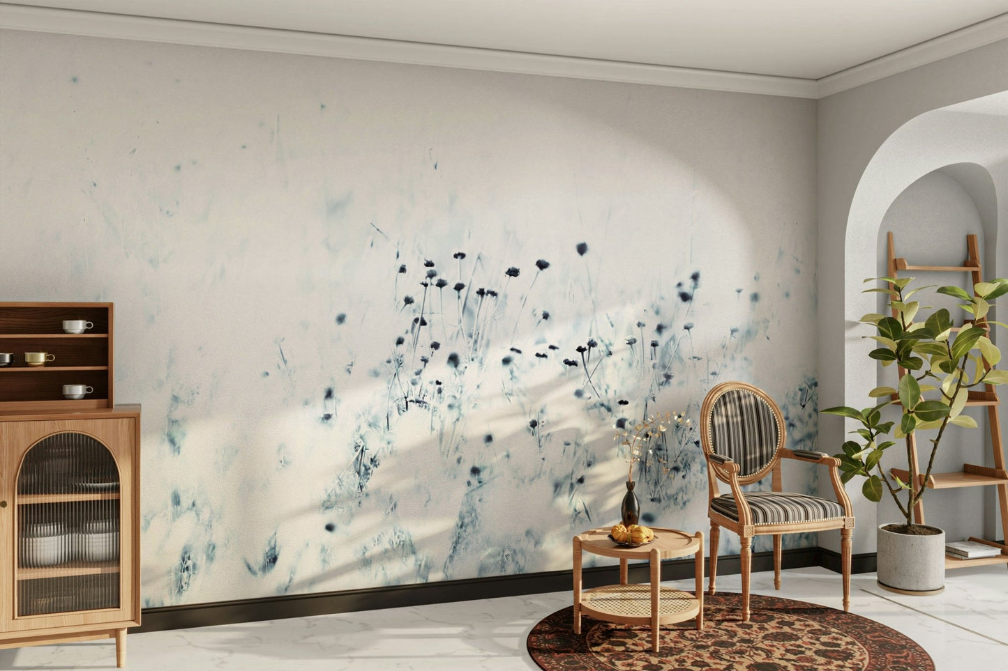 Syrian thistle Wall Mural