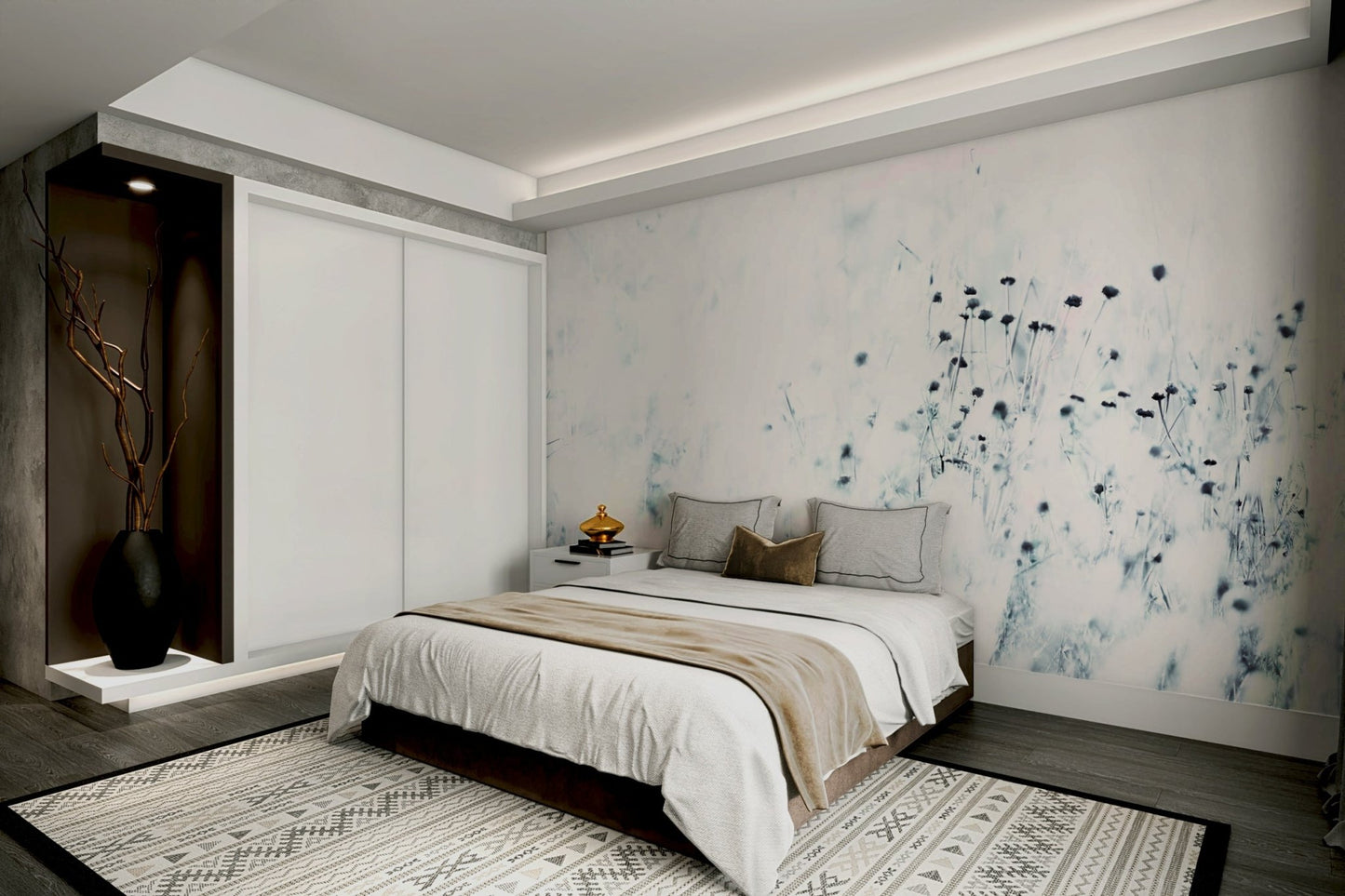 Syrian thistle Wall Mural