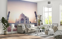 Scenic heritage wallpaper for elegant bedroom wall decor