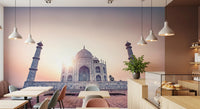 Historic monument wallpaper for sophisticated office interiors