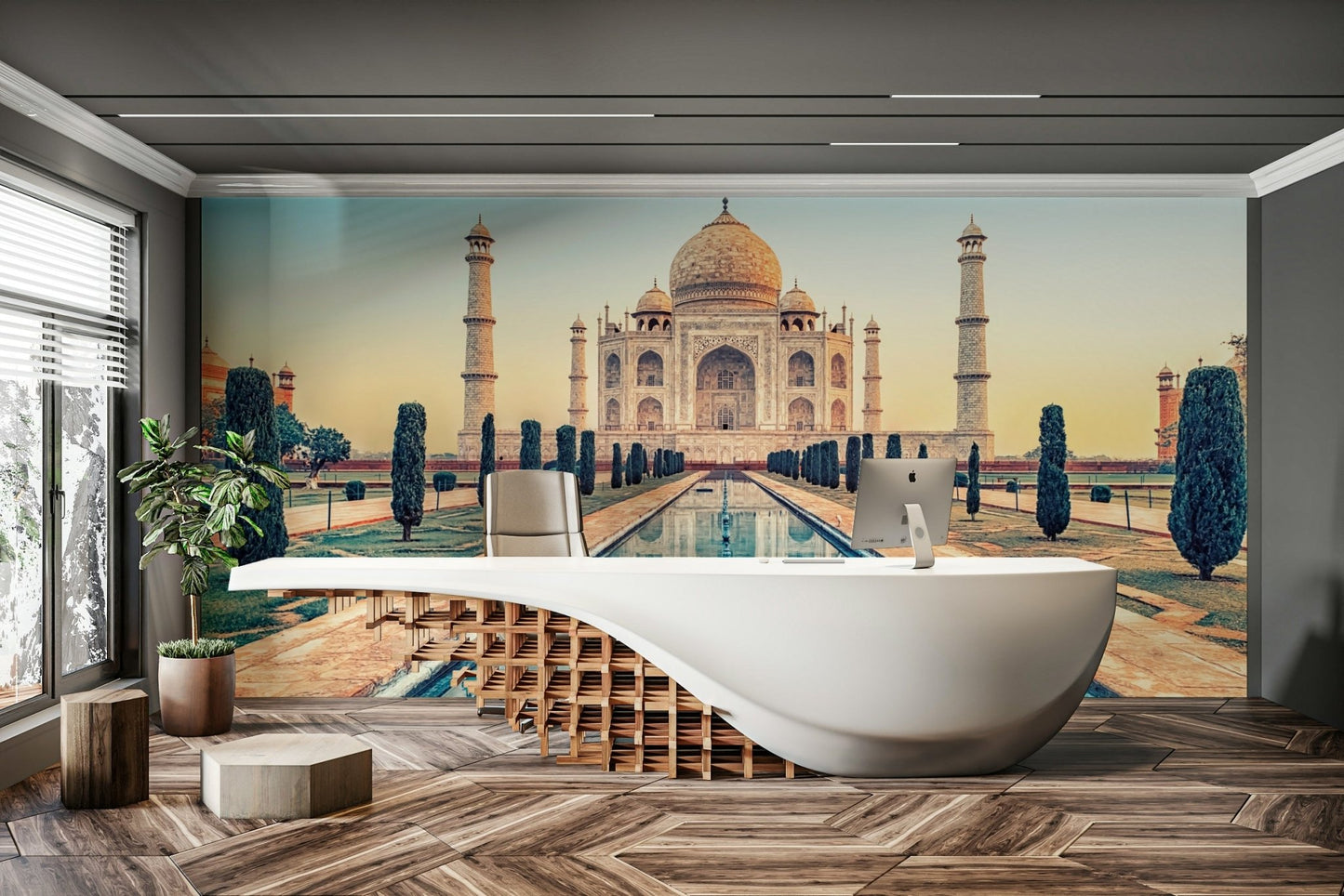 Taj Mahal: Reflection Serenity Wall Mural