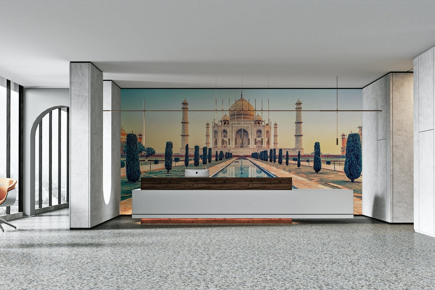 Taj Mahal: Reflection Serenity Wall Mural