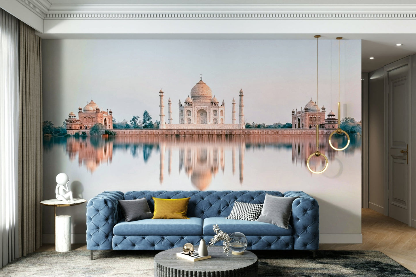 Taj Mahal Reflection Wall Mural