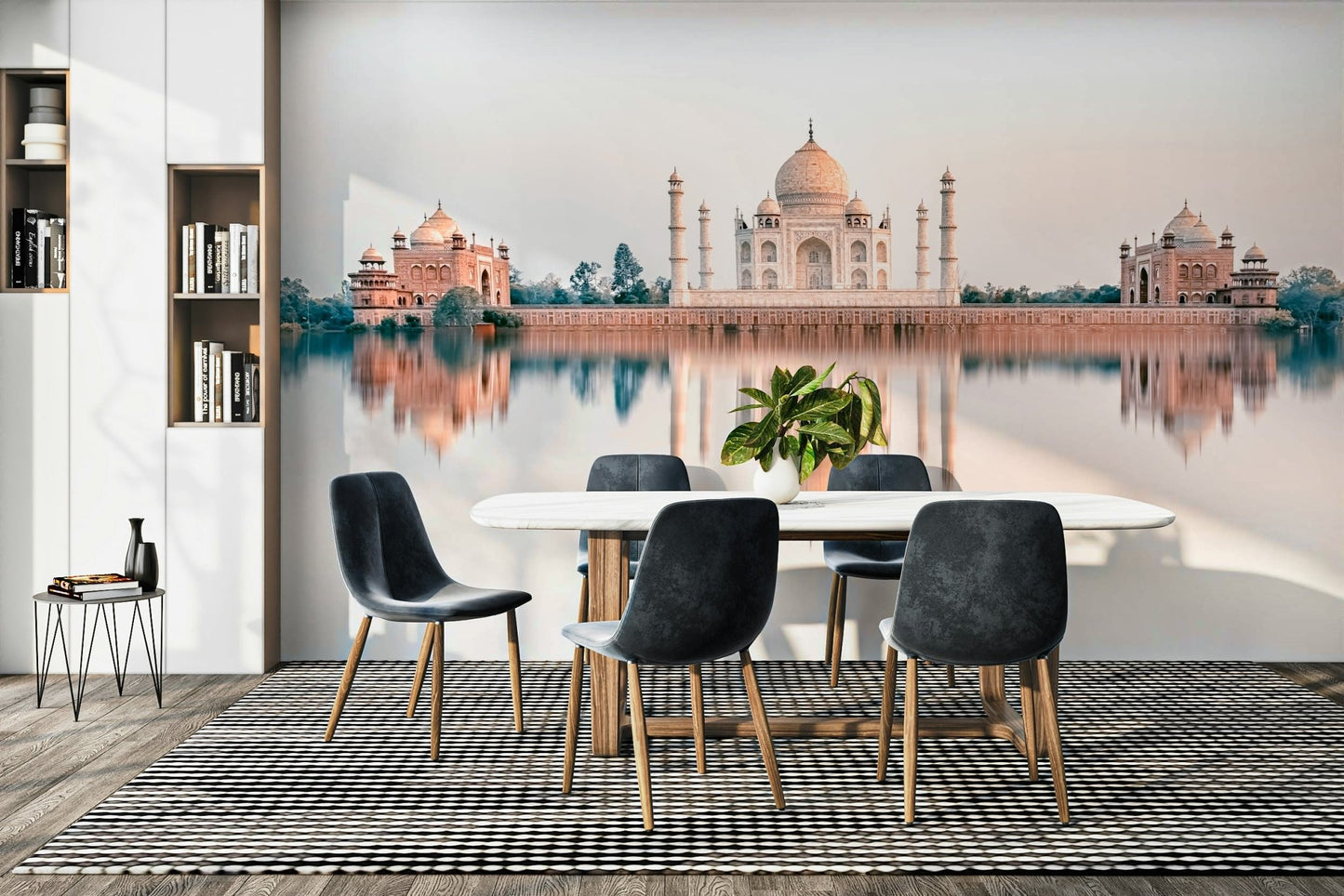 Taj Mahal Reflection Wall Mural