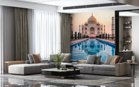 Grand heritage wallpaper for home entrance wall styling