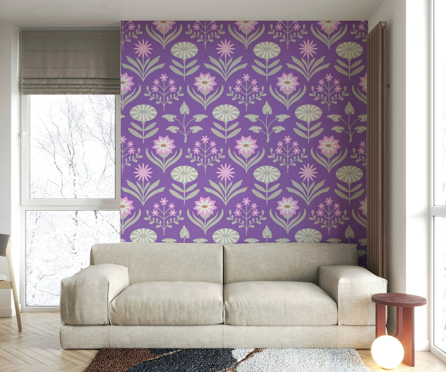 Seamless pattern for wall application.

