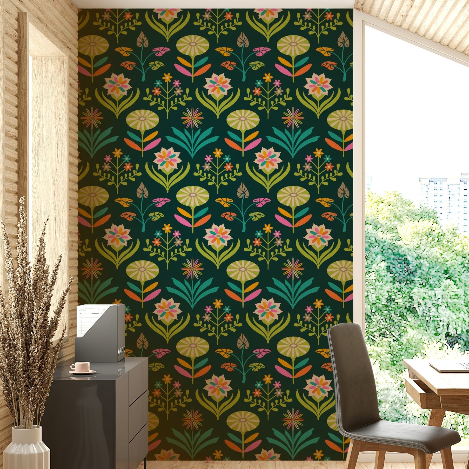 Artistic and elegant flower design.

