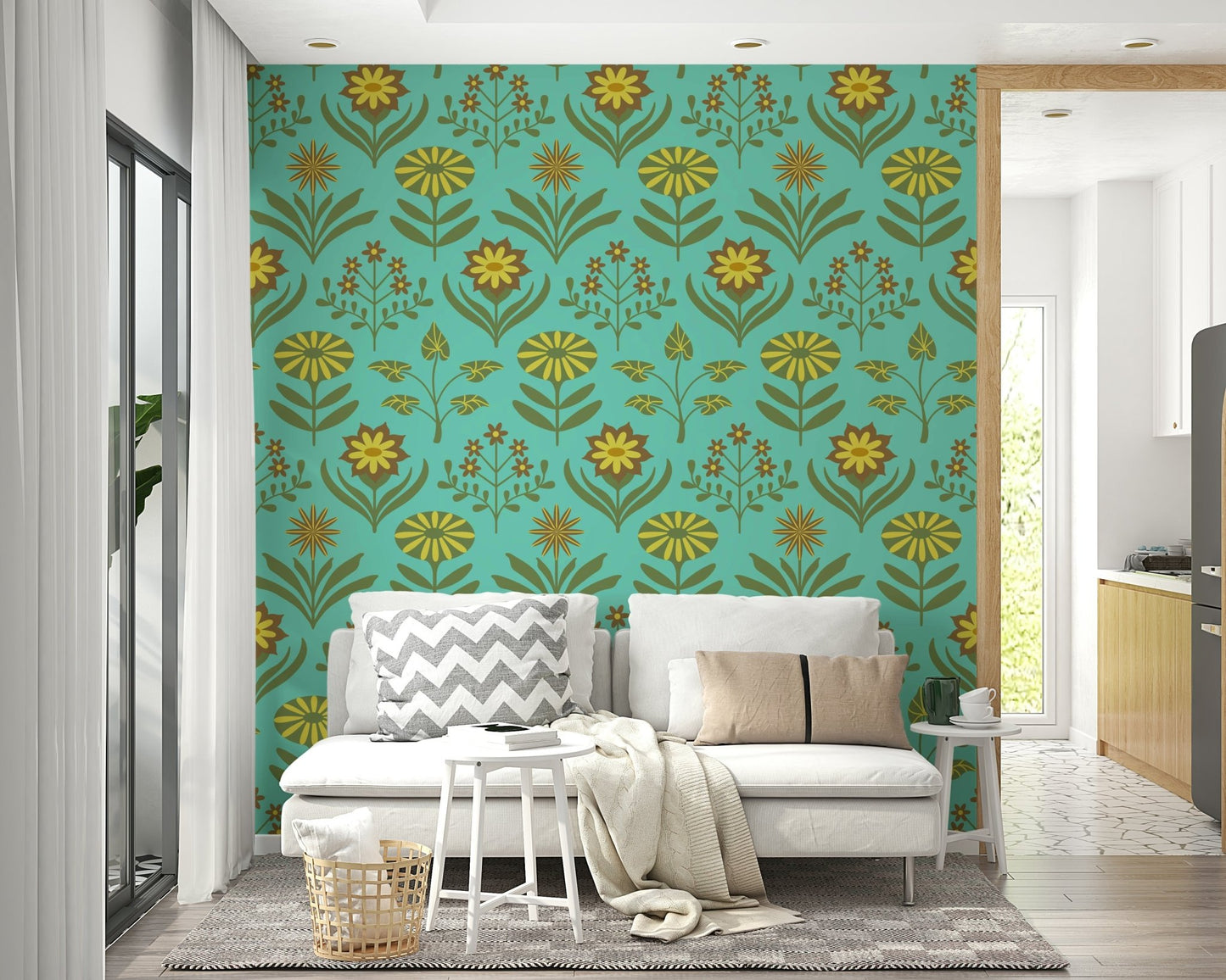 Celebrates abstract forms and natural hues.

