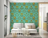 Celebrates abstract forms and natural hues.

