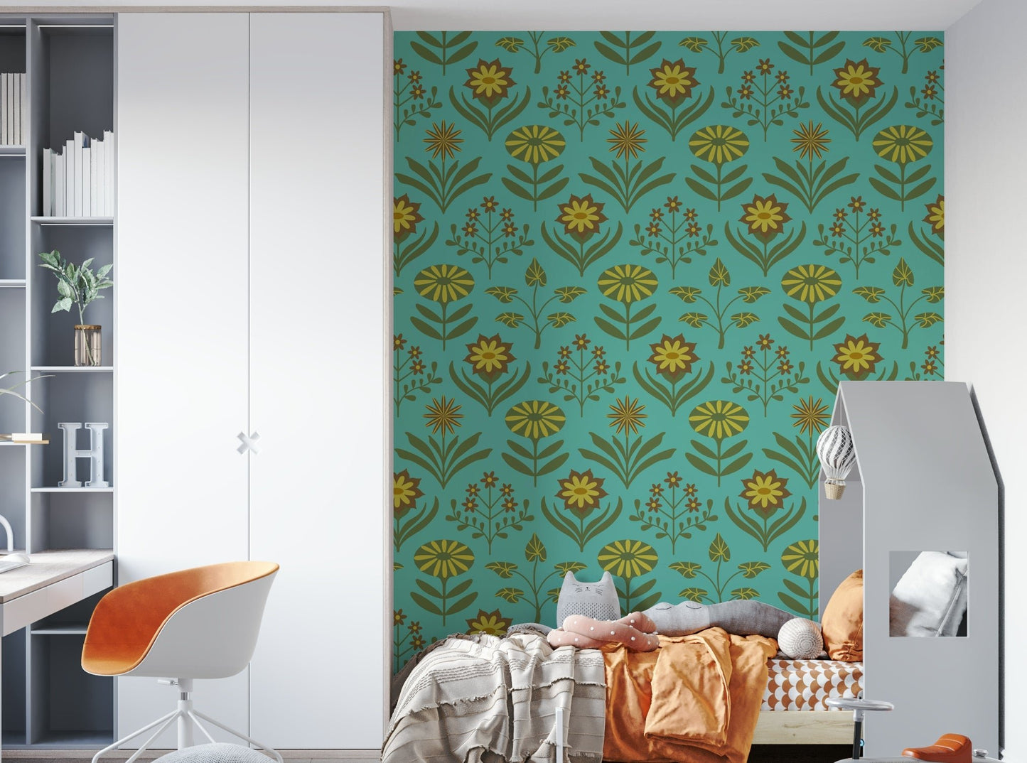 Artistic and elegant flower design.


