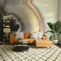 Natural geode mural wallpaper


