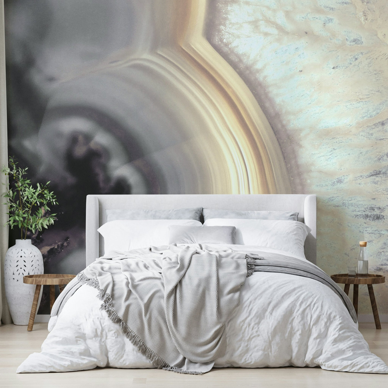 Taupe Agate wall mural

