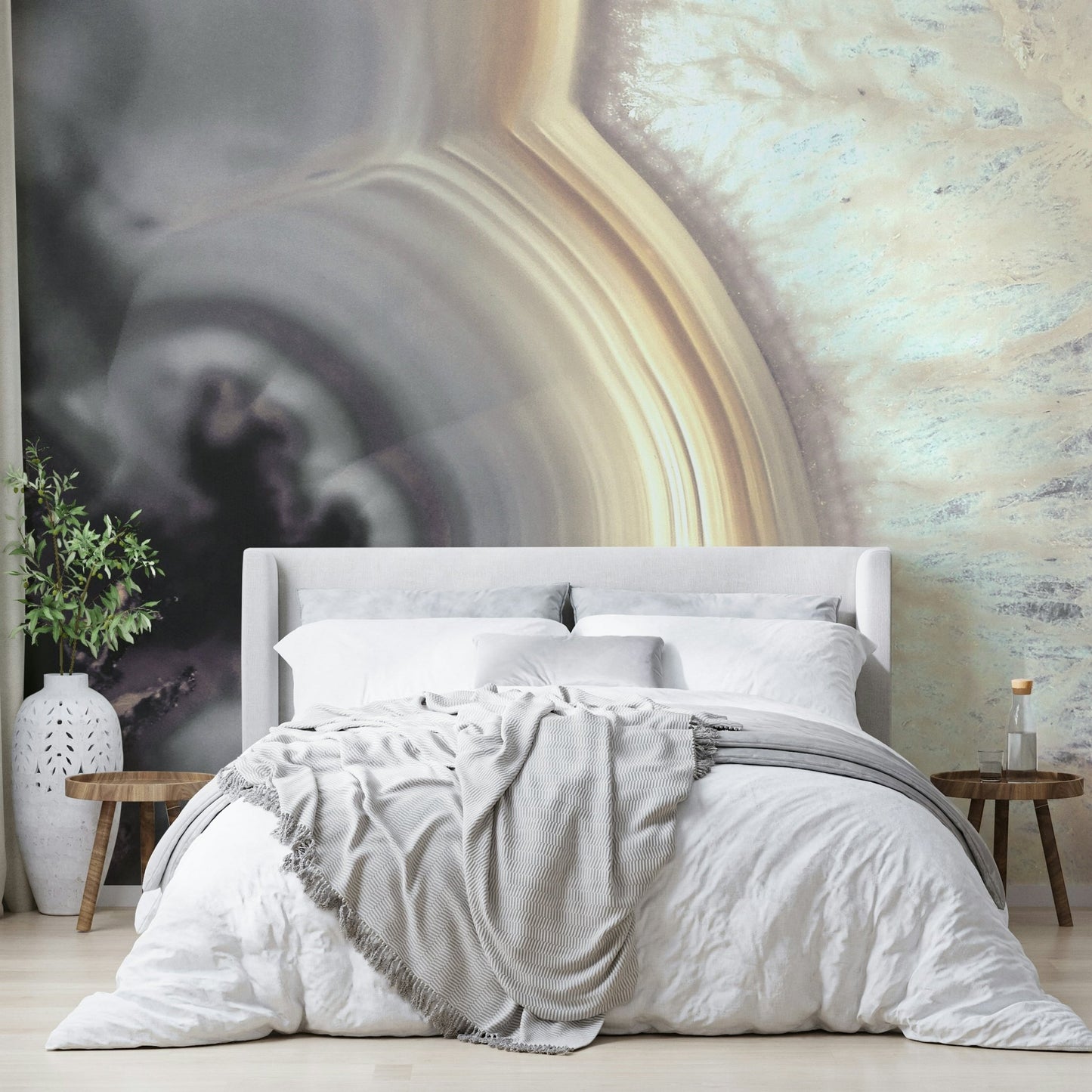 Taupe Agate wall mural

