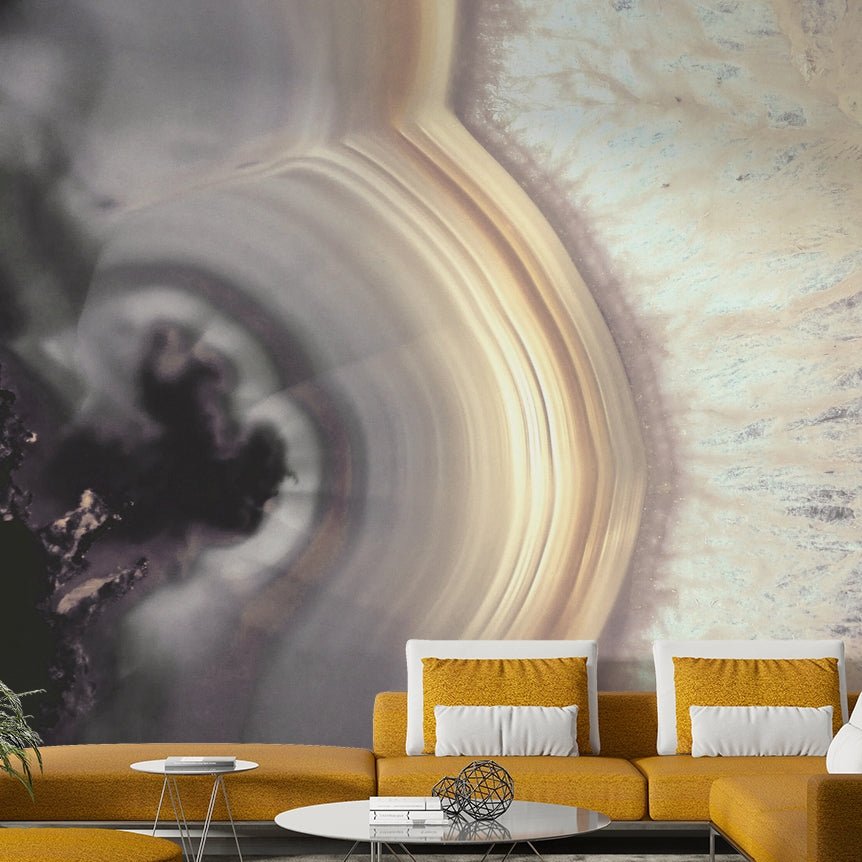 Stone-inspired wallpaper for walls

