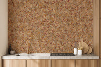 Brown and taupe autumn wall mural style DTLI03
